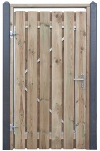 Voorbeeld grenen poort