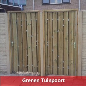 Grenen tuindeuren