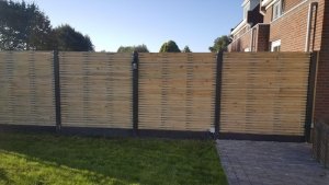 Latten tuinscherm schutting