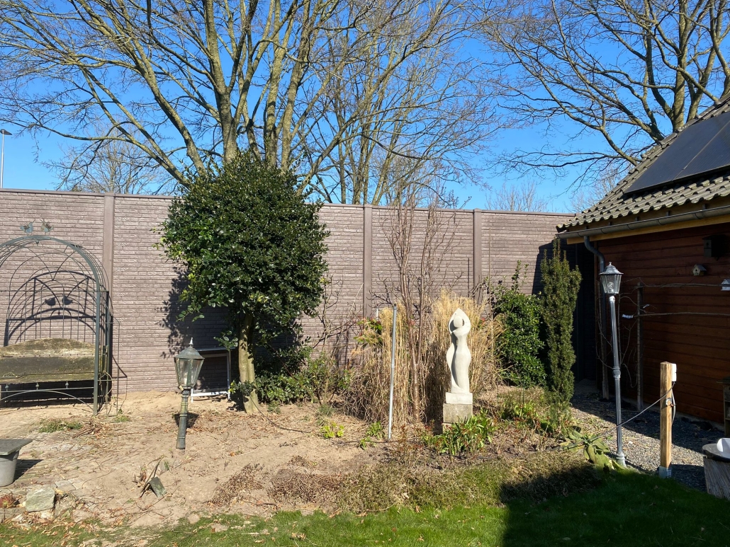 Hoge schutting 3 meter