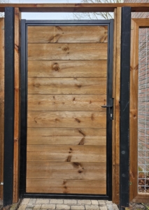 Luxe Tuinpoort zwart kozijn