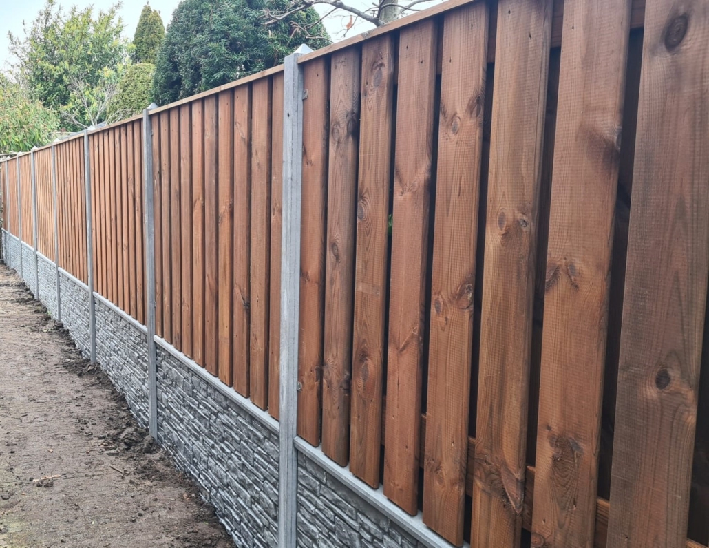 Luxe schutting Donau motief en Nobifix