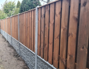 Luxe schutting Donau motief en Nobifix