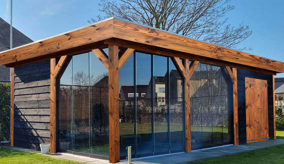 Overkapping met berging Nobifix