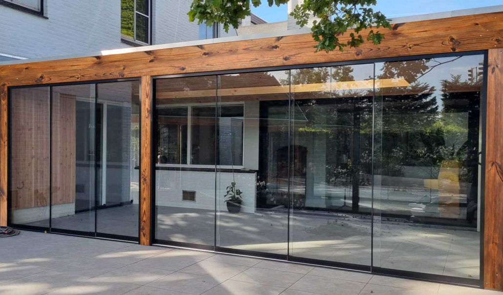 Overkapping van Nobifix hout