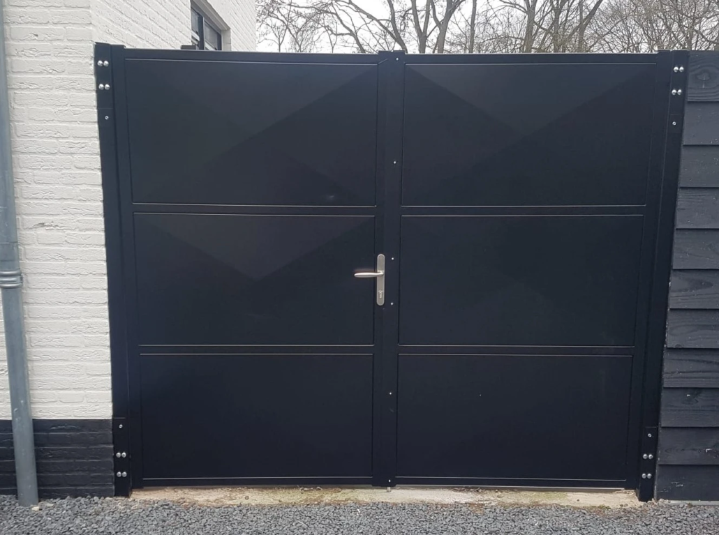 Aluminium tuinpoort maatwerk