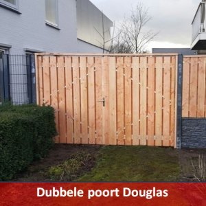 Dubbele poort douglas