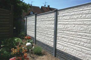 Beton schutting 2 kleuren