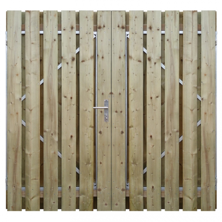 Houten Tuinpoort De Schuttingbouwer