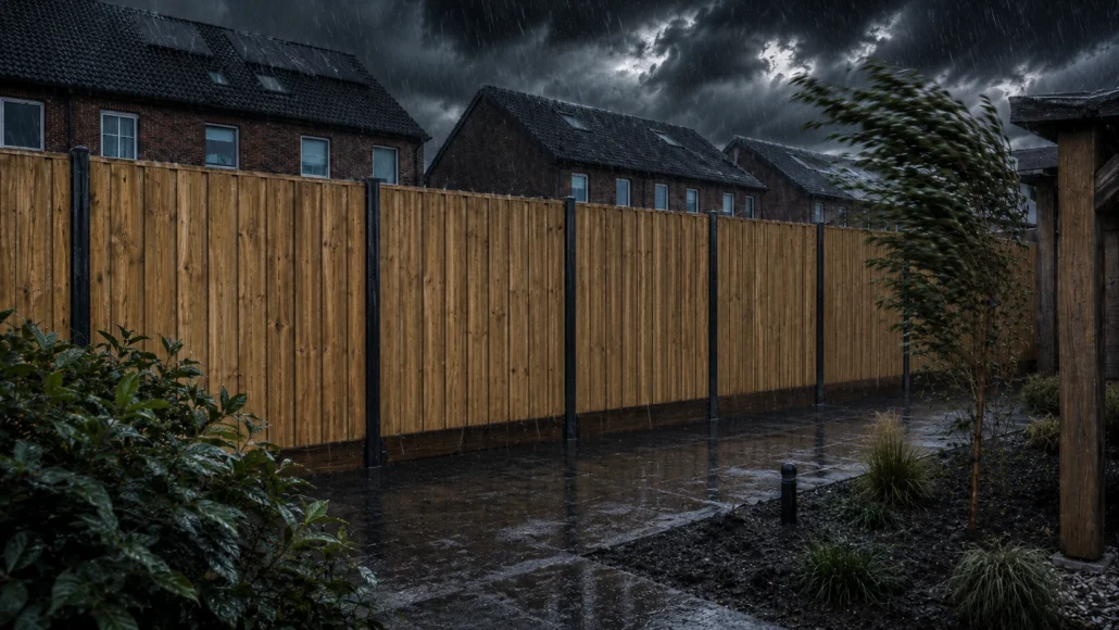 Schutting met storm garantie